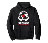 Mental Emotional Wellness Permission To Be Human Pullover Hoodie