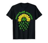 Mental health awareness apparel sunflower T-Shirt