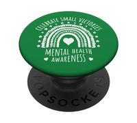 Mental Health Awareness Celebrate Small Victories Design PopSockets Adhesive PopGrip