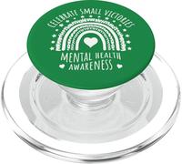 Mental Health Awareness Celebrate Small Victories Design PopSockets PopGrip for MagSafe