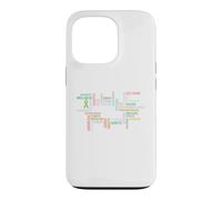 Mental Health Awareness Green Ribbon Support Walk Case for iPhone 13 Pro