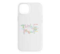 Mental Health Awareness Green Ribbon Support Walk Case for iPhone 14 Plus