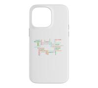 Mental Health Awareness Green Ribbon Support Walk Case for iPhone 14 Pro Max