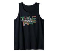 Mental Health Awareness Green Ribbon Support Walk Tank Top