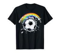 Mental Health Awareness LGBTQ Soccer Rainbow Pride T-Shirt