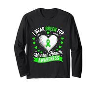 Mental Health Awareness Month Mother's Day Father's day Long Sleeve T-Shirt