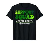 Mental Health Awareness Support Squad Groovy Mental Health T-Shirt