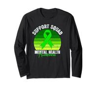 Mental Health Awareness Support Squad Mental Health Retro Long Sleeve T-Shirt