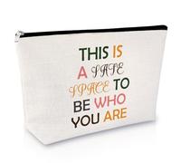 Mental Health Gifts for Women Makeup Bag Awareness Gift Mental Health Therapist Gifts for Girls Women Psychology Therapist Cosmetic Bag Mentalist Psychology Counselor Therapists Gift for Friends Mom