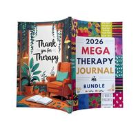 Mental Health Guided Notebook Therapeutic Journal Emotional Wellness Monthly Planner Writing Note Book for Men Women Management Diary Book