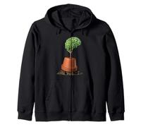 Mental Health Healing Design Zip Hoodie