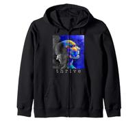 Mental Health Healing Motivational design Zip Hoodie