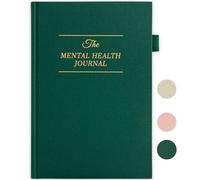 Mental Health Journal, Anxiety & Guided Journal for Women, 91 Days Self-Care Journal to Practice Positive Thinking, ADHD Planner with Mood Tracker (A5 Size)-Dark Green