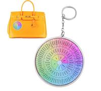 Mental Health Keychain - Emotion Wheel Chart Key Chain Rings - Wallet Pendant for School Guidance Counselor, Occupational Therapist, Social Worker, and Therapist