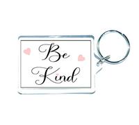 Mental Health Keyring - Be Kind - Gift Present Key Chain Cute Custom