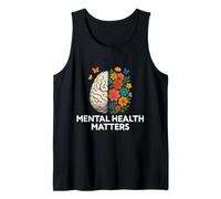 Mental Health Matters Awareness Month Counselor Therapist Tank Top