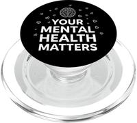 Mental Health Matters Awareness Wellness Therapist Counselor PopSockets PopGrip for MagSafe