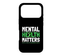 Mental Health Matters Don't Judge Green Ribbon Awareness Case for iPhone 17 Pro