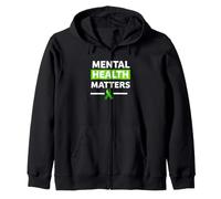 Mental Health Matters End The Stigma Awareness Zip Hoodie