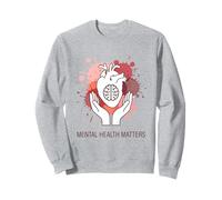 Mental Health Matters Heart Brain Awareness Sweatshirt