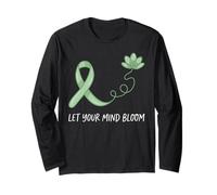 Mental Health Matters Let Your Mind Bloom MHAM Awareness Long Sleeve T-Shirt