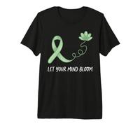 Mental Health Matters Let Your Mind Bloom MHAM Awareness Premium T-Shirt