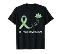 Mental Health Matters Let Your Mind Bloom MHAM Awareness T-Shirt