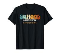 Mental Health Matters Licensed to Listen School Counselor T-Shirt