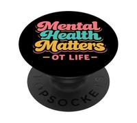 Mental Health Matters OT Life Retro Occupational Therapy PopSockets Adhesive PopGrip