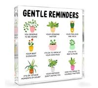 Mental Health Office Decor Therapy Office Decor School Counselor Gifts Positive Affirmations Psychology Gifts Anxiety Relief Acrylic Plaque for Home Bedroom Tabletop Shelf