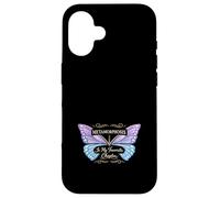 Mental Health Recovery Butterfly Effect Trauma Healing Case for iPhone 16
