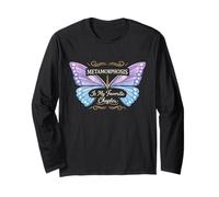 Mental Health Recovery Butterfly Effect Trauma Healing Long Sleeve T-Shirt