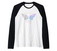 Mental Health Recovery Butterfly Effect Trauma Healing Raglan Baseball Tee