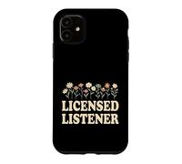 Mental Health School Counselor Therapy Licensed Listener Case for iPhone 11