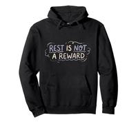Mental Health Self Care Rest Is Not A Reward Gentle Quote Pullover Hoodie
