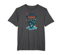 Mental Health Warrior Empowering Men Inspirational Art T-Shirt, Men's Big and Tall, Dark Heather Grey, 4X Tall
