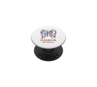 Mental Health Warrior Not Worrier Butterfly Inspirational PopSockets Adhesive PopGrip