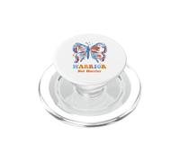 Mental Health Warrior Not Worrier Butterfly Inspirational PopSockets PopGrip for MagSafe