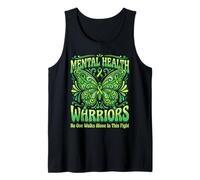 Mental Health Warriors No One Walks Alone Cute Support Tank Top