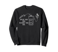 Mental Health Wellness Unplug Your Mind Recharge Soul Sweatshirt