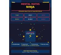 Mental Maths Ninja: 60-Question Speed Tests for Young Math Wizards - Daily Practice Workbook for Kids Ages 7-12, Grades 2-6 (Math Wizards Series, Vol. ... Format | Track Your Personal Best | Full