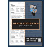Mental Status Exam (MSE) Notebook: Mental Health Assessment Log Book | Psychiatric Examination Sheets | 50 Forms
