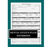 Mental Status Exam (MSE) Notebook: Professional Clinical Documentation Logbook for Psychiatrists, Therapists, and Behavioral Health Providers | ... Templates | Mental Health Assessment Log Book