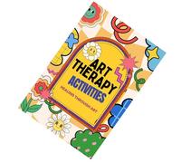 Mental Wellness Workbook Twin Coil Binding Journal Therapeutic Activity Book Mental Health Activity Book 210x285mm Portable Art Journal For Health