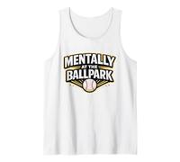 Mentally at the Ballparks Baseball Season Game Era Tank Top