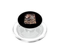 Mentally At The Barn Horse Lover Equestrian PopSockets PopGrip for MagSafe