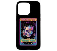 Mentally Ill But Totally Chill Skull Butterfly Case for iPhone 15 Pro Max