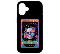 Mentally Ill But Totally Chill Skull Butterfly Case for iPhone 16