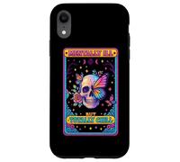 Mentally Ill But Totally Chill Skull Butterfly Case for iPhone XR