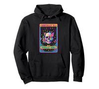 Mentally Ill But Totally Chill Skull Butterfly Pullover Hoodie